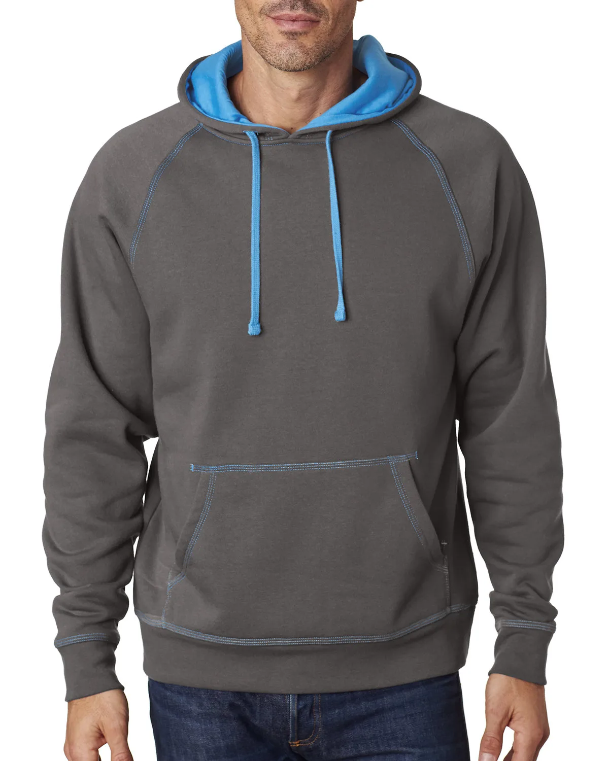 J AMERICA Adult Shadow Fleece Pullover Hood