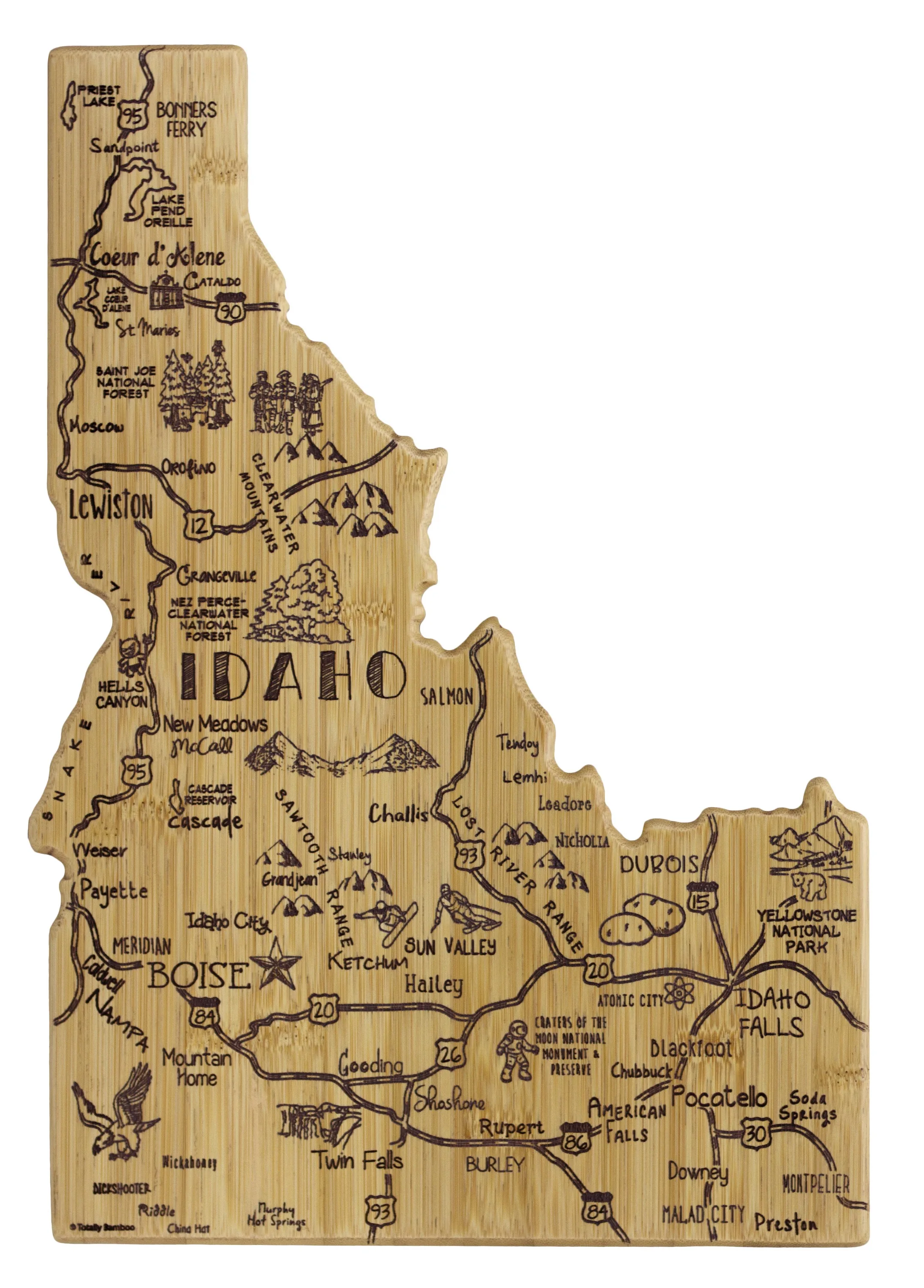 Destination Idaho Cutting & Serving Board
