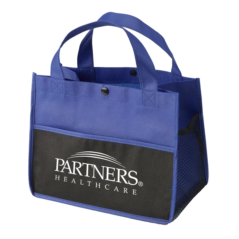 Mini Snap Non-Woven Lunch Tote Bag view 6