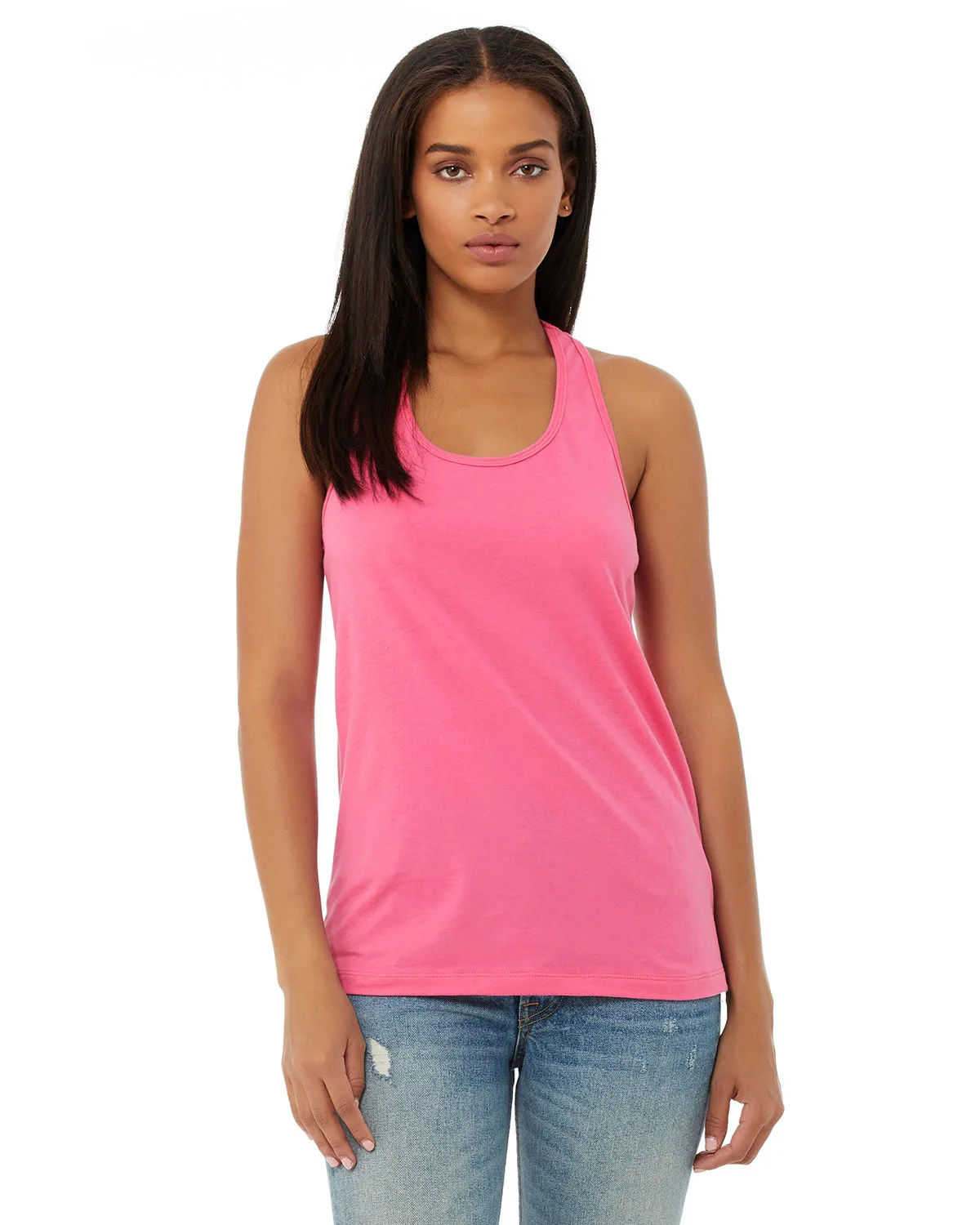 BELLA+CANVAS Ladies' Jersey Racerback Tank view 3