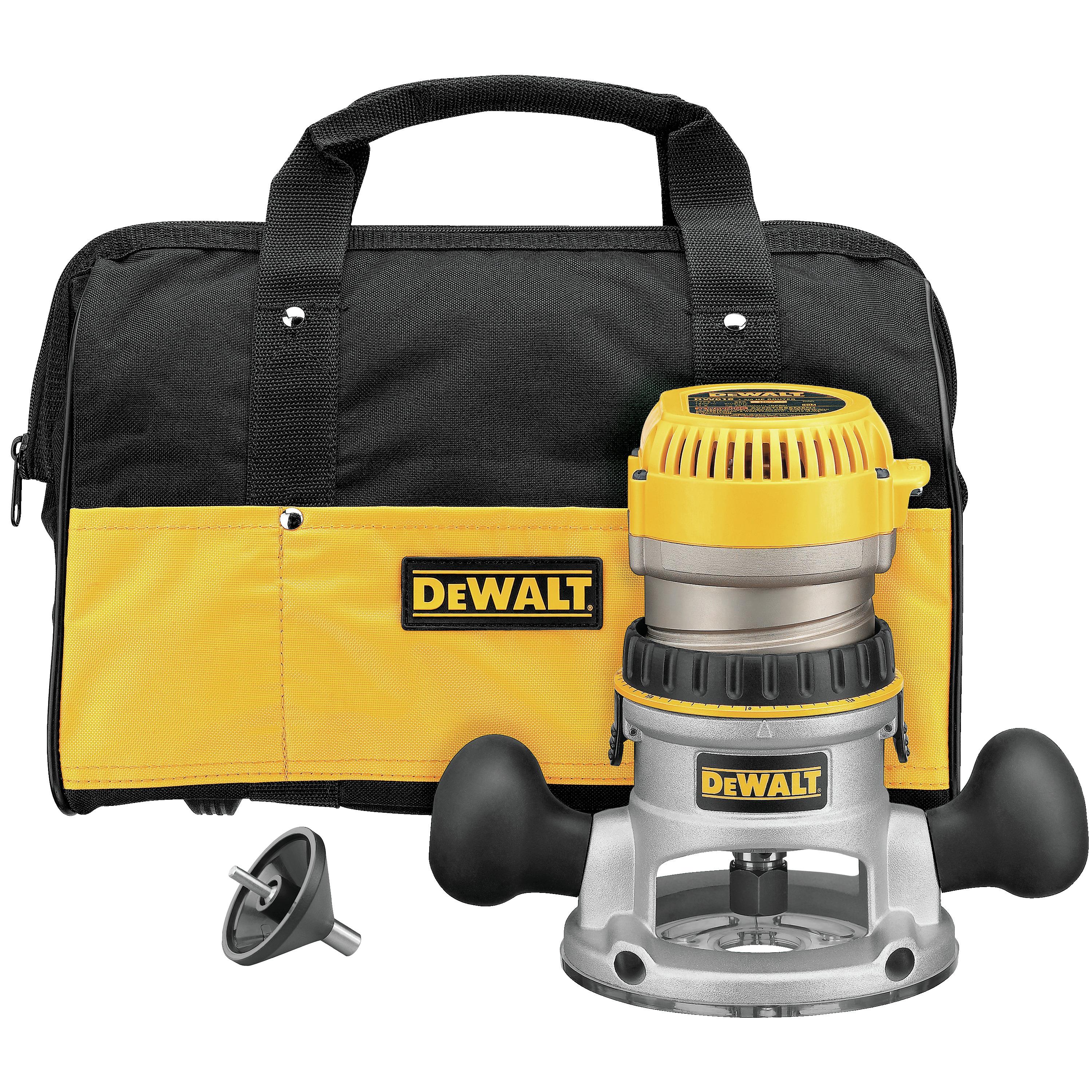 DeWalt 1-3/4 Max Hp Fixed Base Router Kit