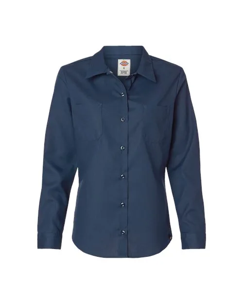 Dickies® Women's Industrial Long Sleeve Work Shirt