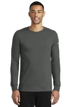 Nike Dri-FIT Cotton/Poly Long Sleeve Tee. view 7