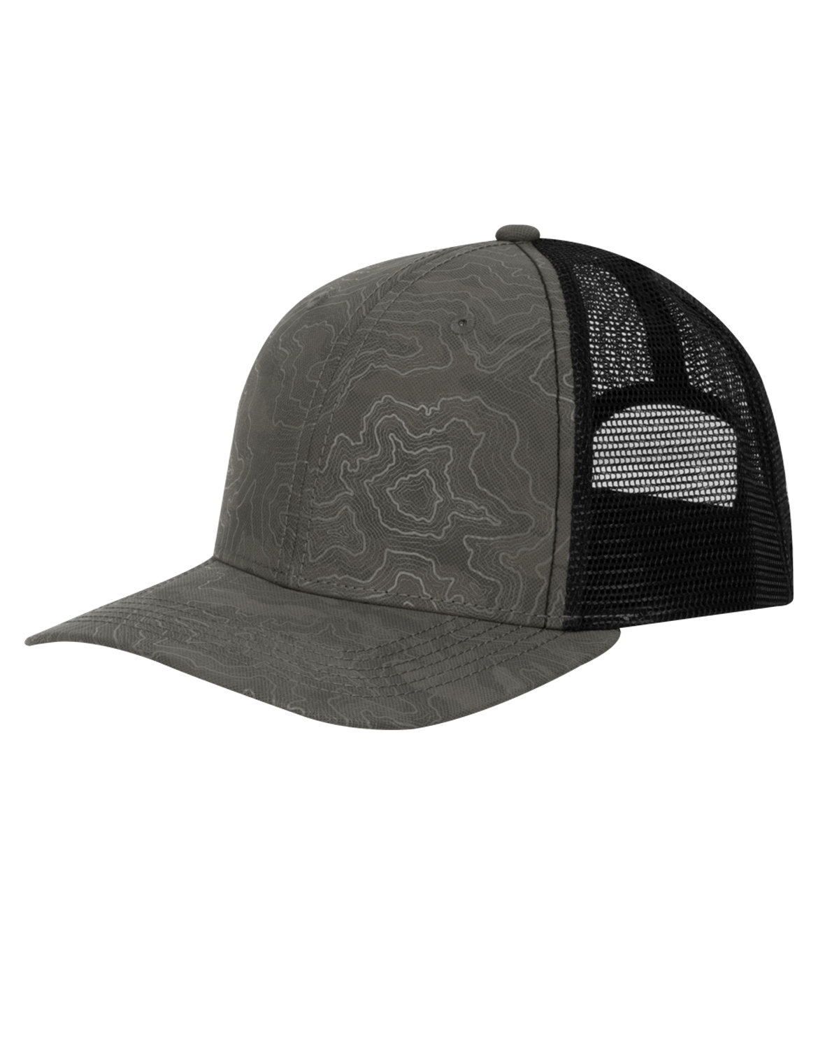 DRI DUCK Structured Mid Profile Camo Print Trucker Hat