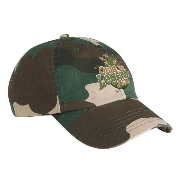 Valucap VC300A Camo Bio-Washed Unstructured Cap view 7