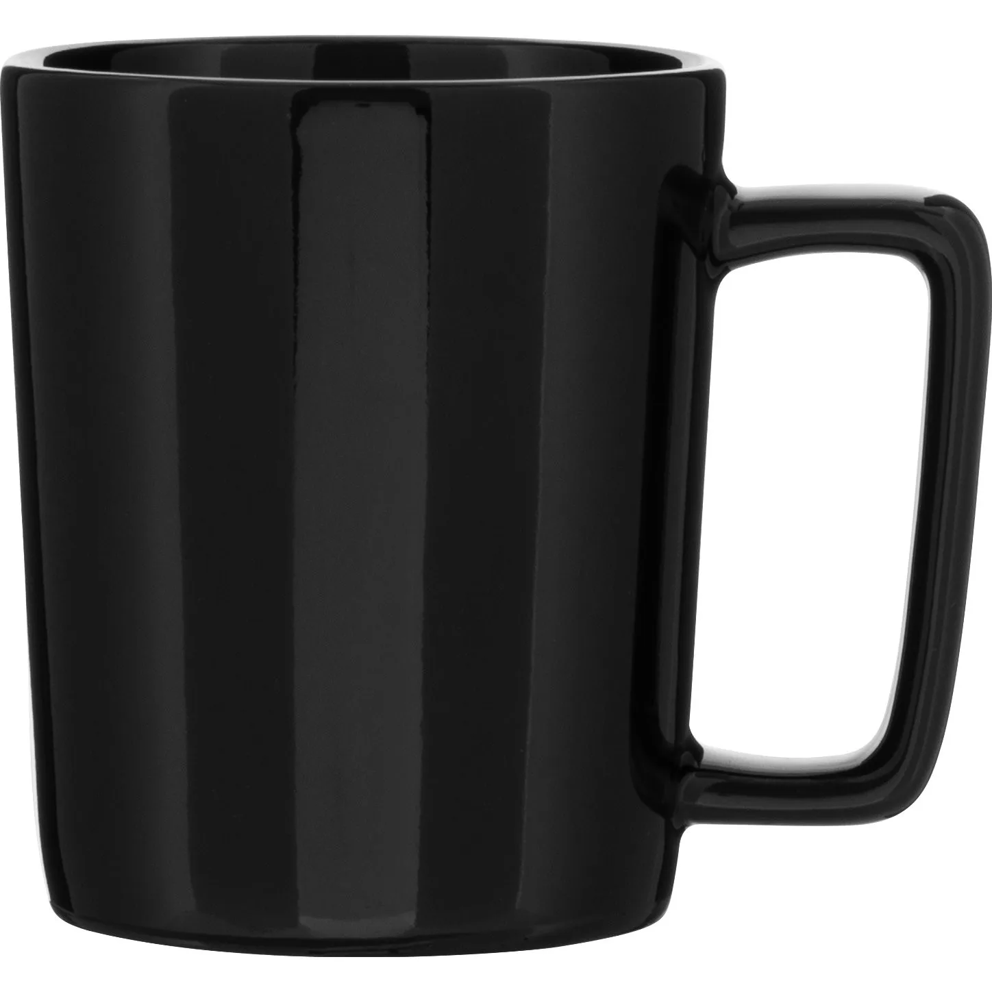14 oz Madrid Ceramic Mug (Black) view 2