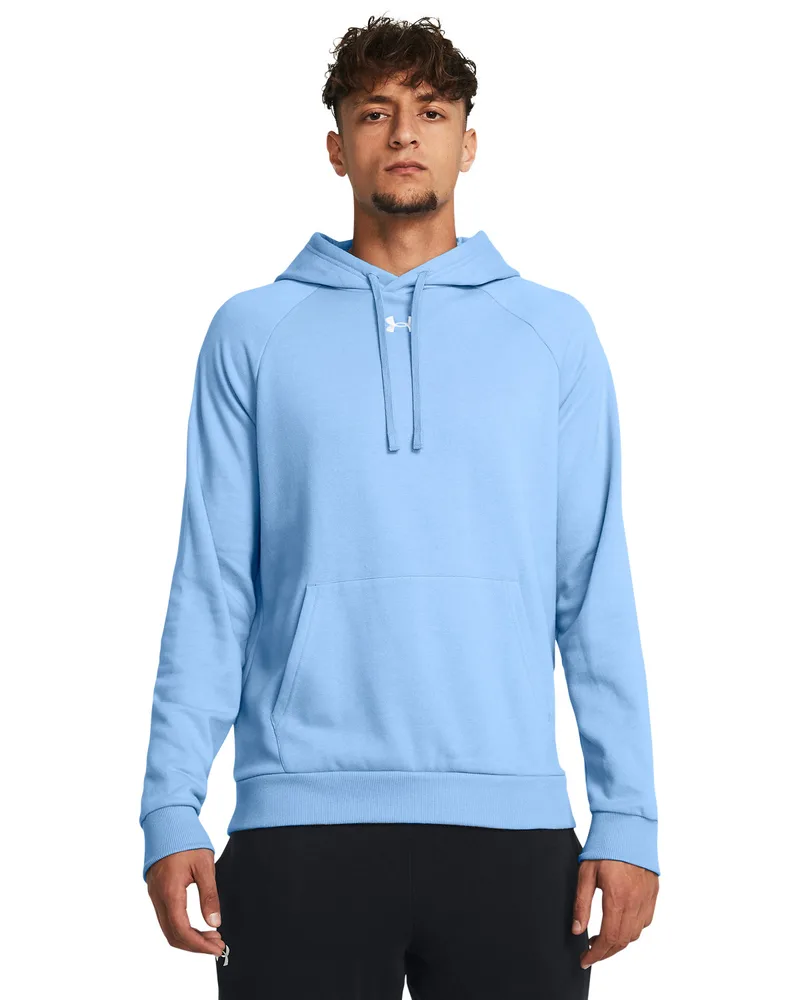 UNDER ARMOUR Men's Rival Fleece Hooded Sweatshirt view 2