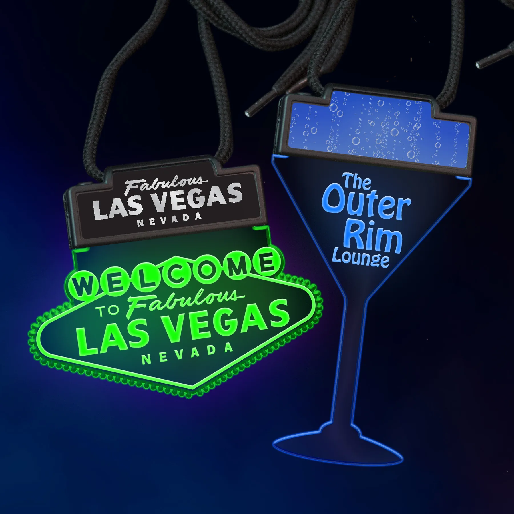 Deluxe Lighted Badge™ - 2 Imprint Locations view 4
