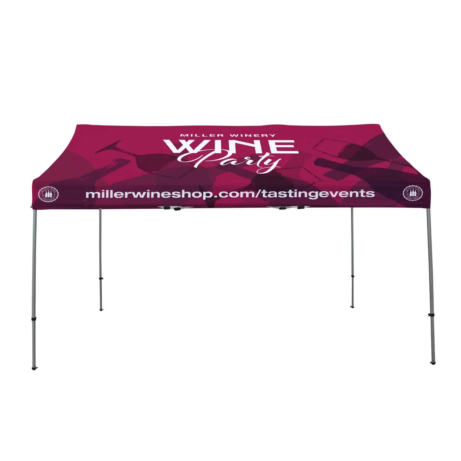 10' x 15' Gable Tent Kit (Dye Sub Full-Color Full-Bleed) view 2