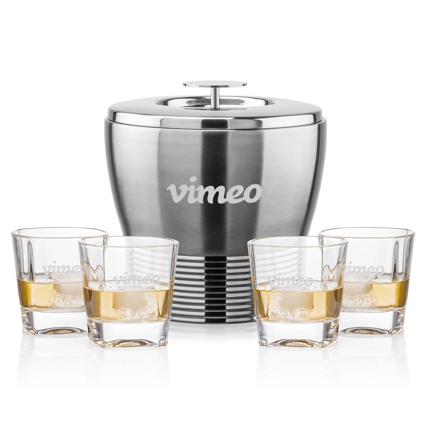 Genoa Bucket Set, Laser Engraving, Set of 5