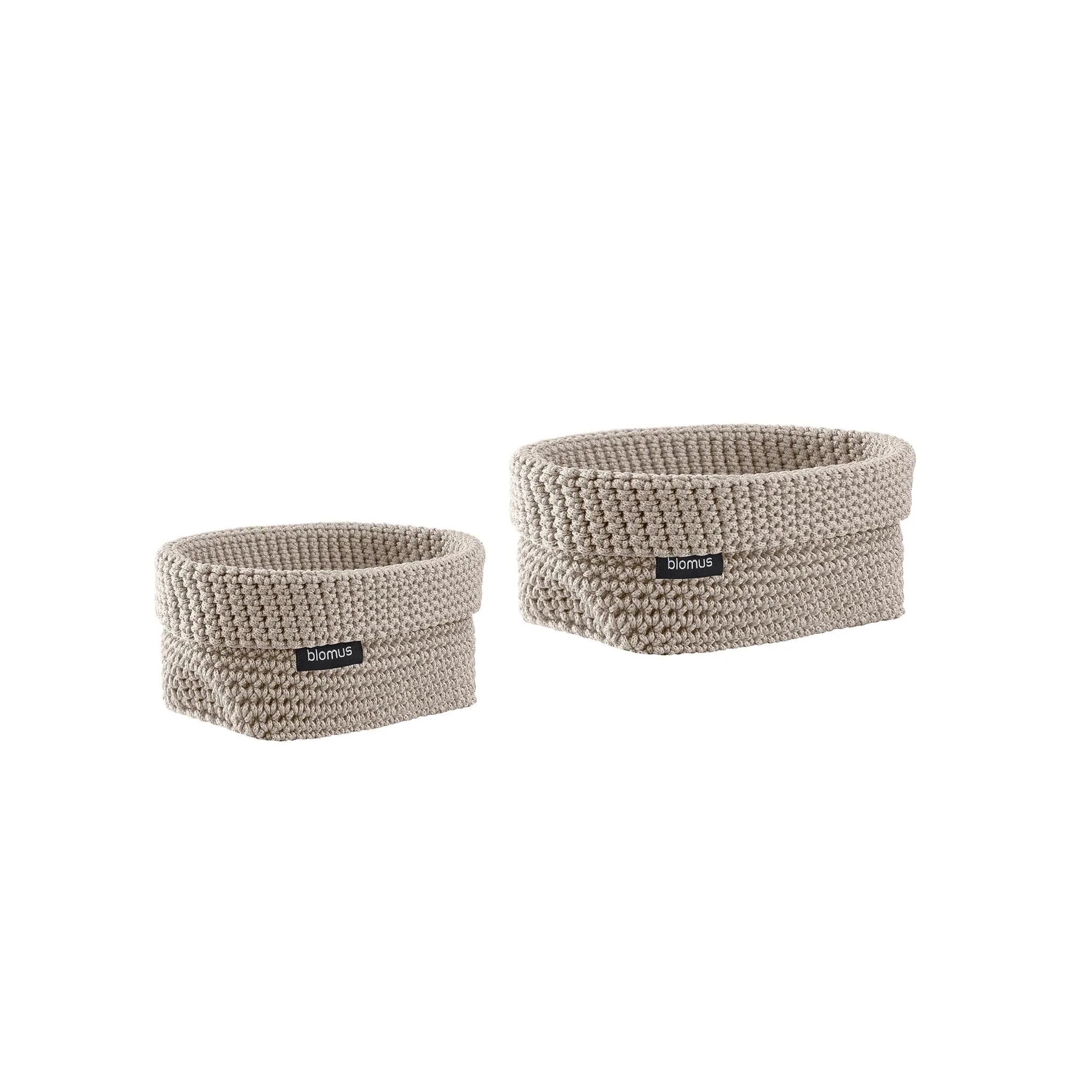Blomus Tela Crochet Basket Set