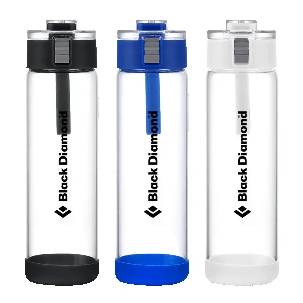 Laramie 22oz Glass Bottle w Flip Lid