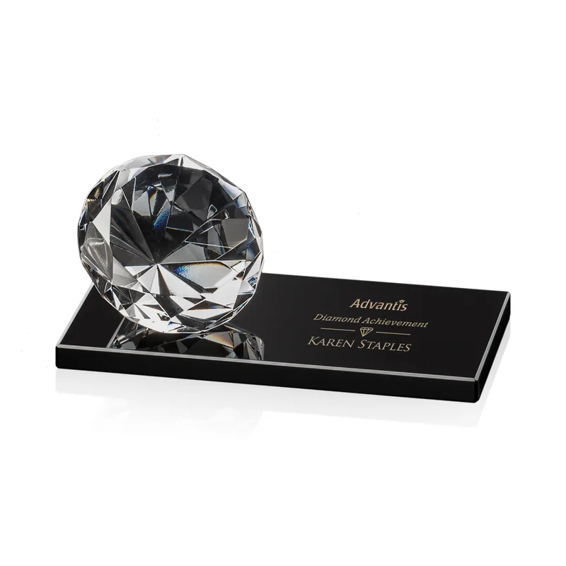 Gemstone Award on Black