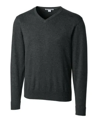 Cutter & Buck Lakemont Tri-Blend Mens V-Neck Pullover Sweater view 4