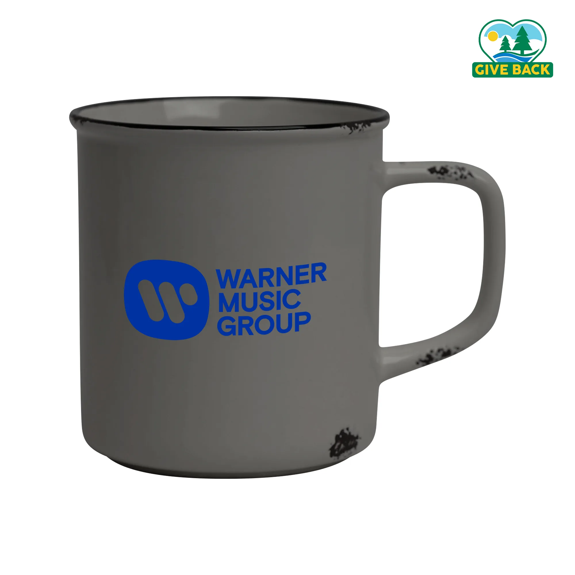 Distressed Stoneware 17oz Camp Mug view 5