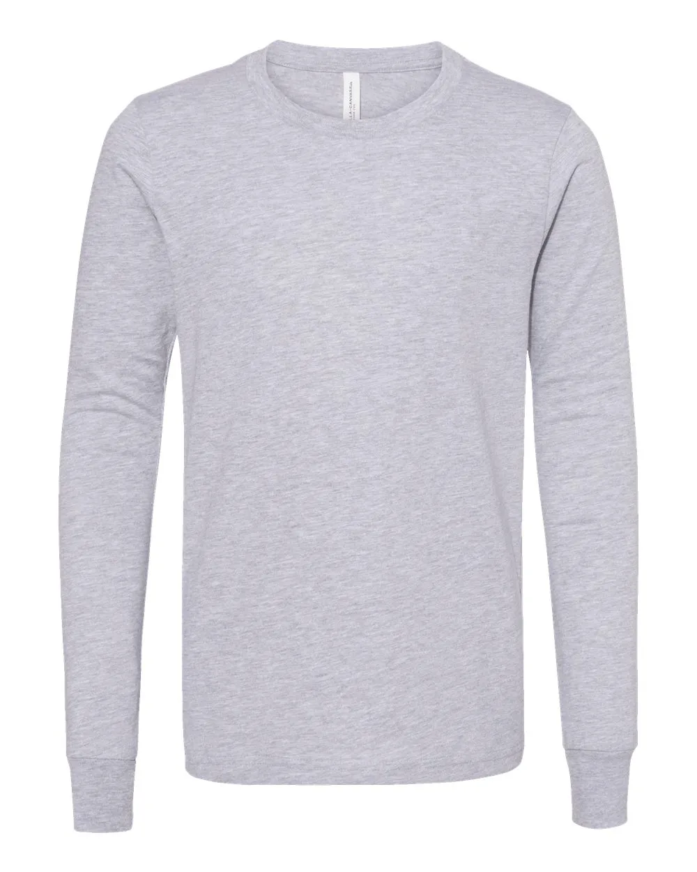 Bella+Canvas® Youth Heather CVC Long Sleeve T-Shirt view 3