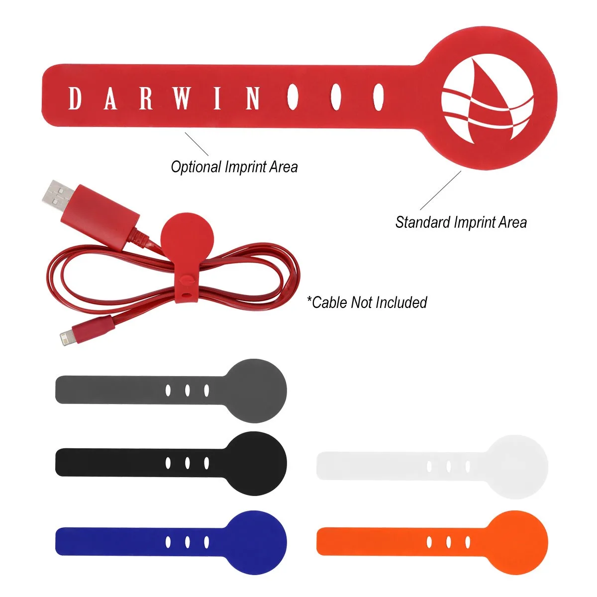 Adjustable Silicone Cable Tie view 2