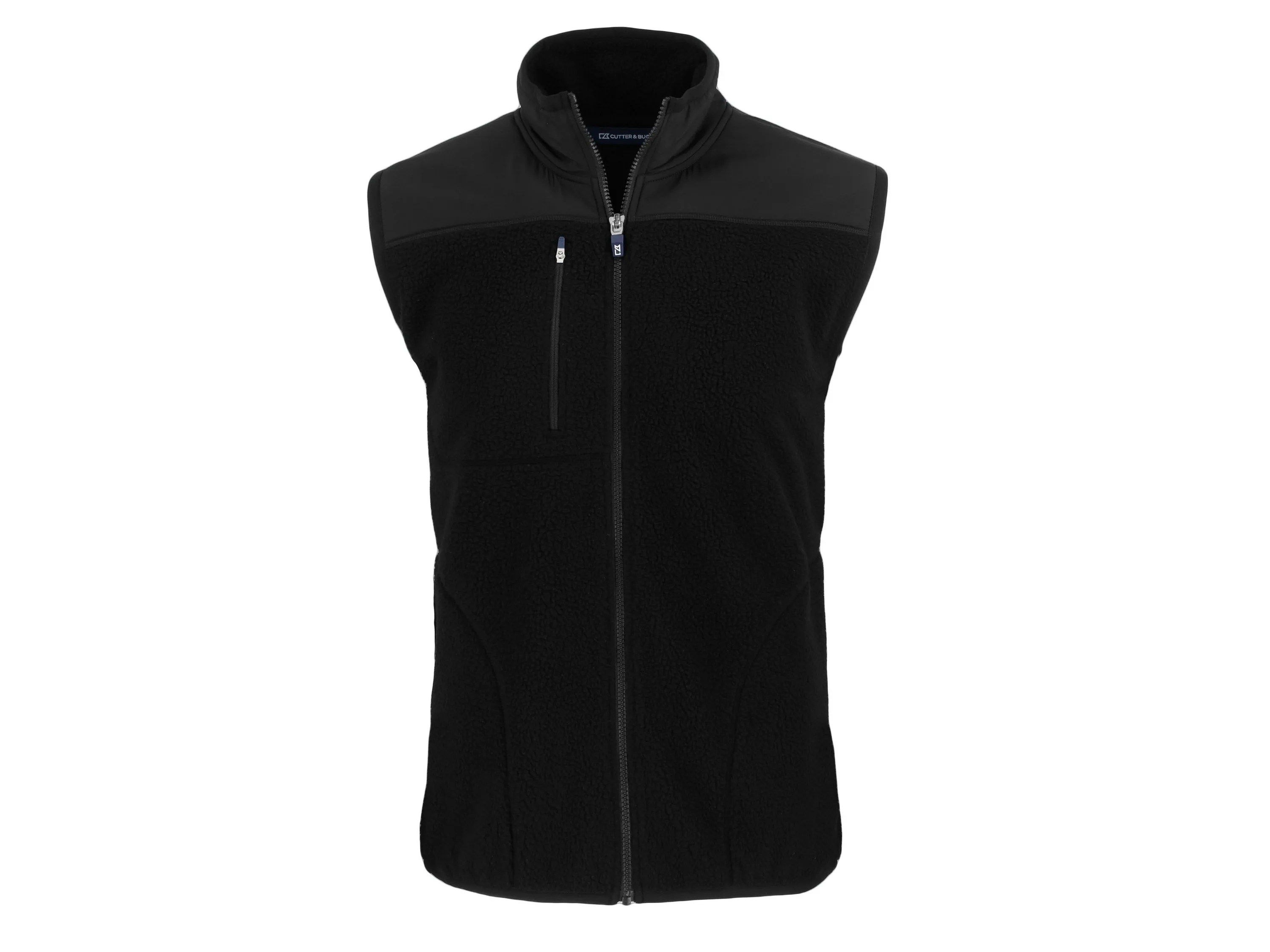 Cutter & Buck Cascade Eco Sherpa Mens Big and Tall Fleece Vest view 2