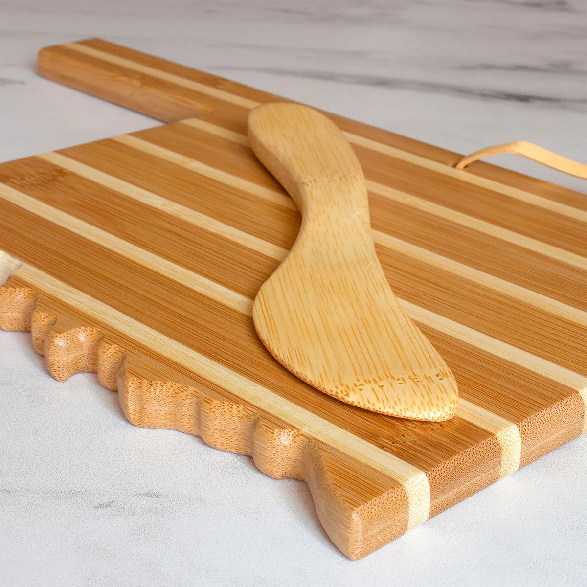 Oklahoma Charcuterie Board with Spreader Knife Gift Set view 6