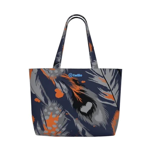 IMPORT Plum Basic Large Tote Bag