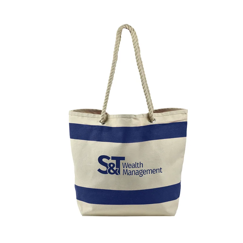 Striped Tote view 3