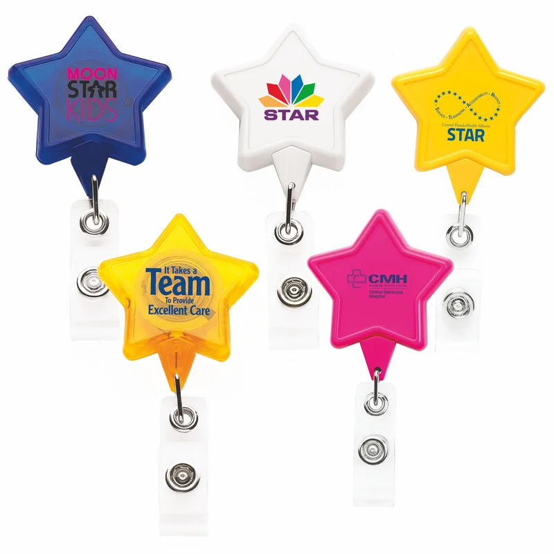 Star Retractable Badge Reel
