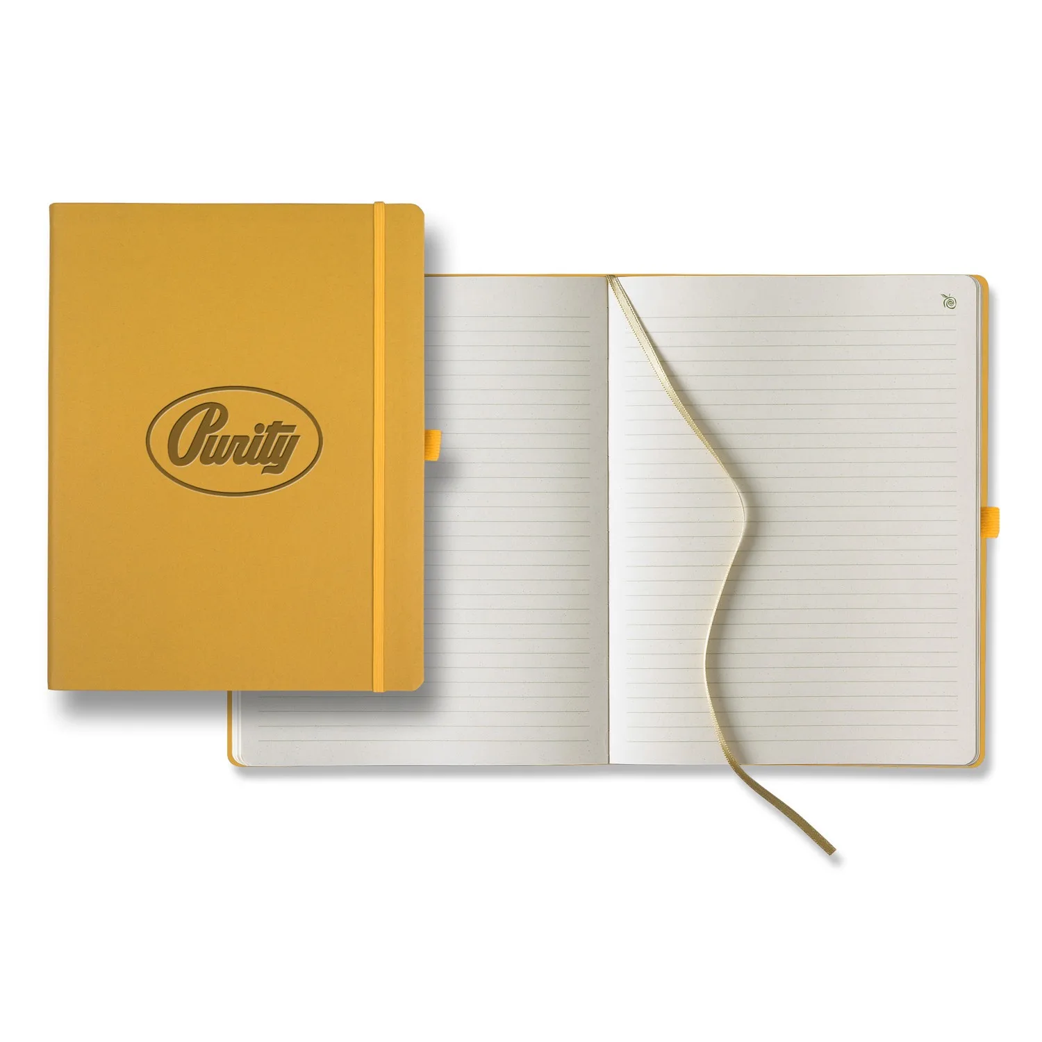 ApPeel Grande Lined Apple Page Journal view 3
