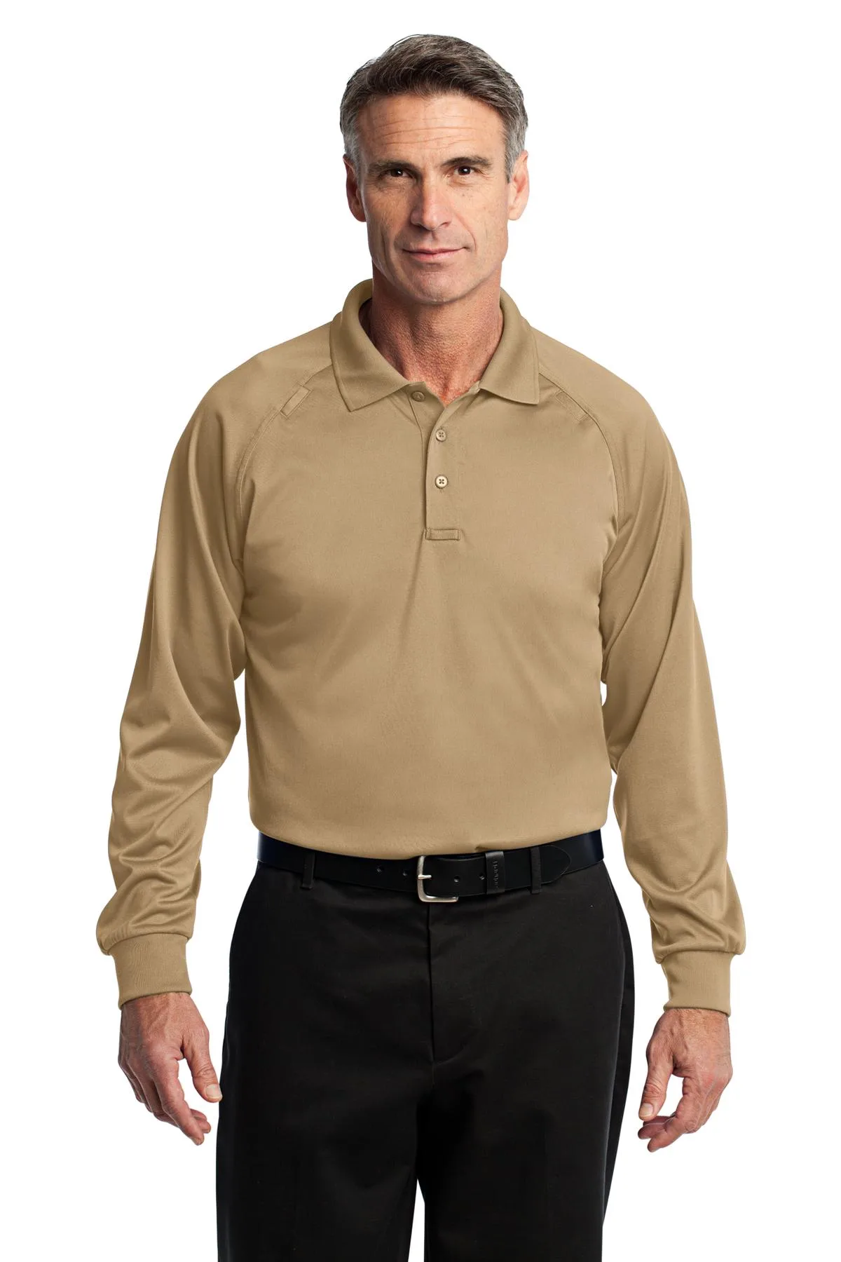 CornerStone® - Select Long Sleeve Snag-Proof Tactical Polo. view 4