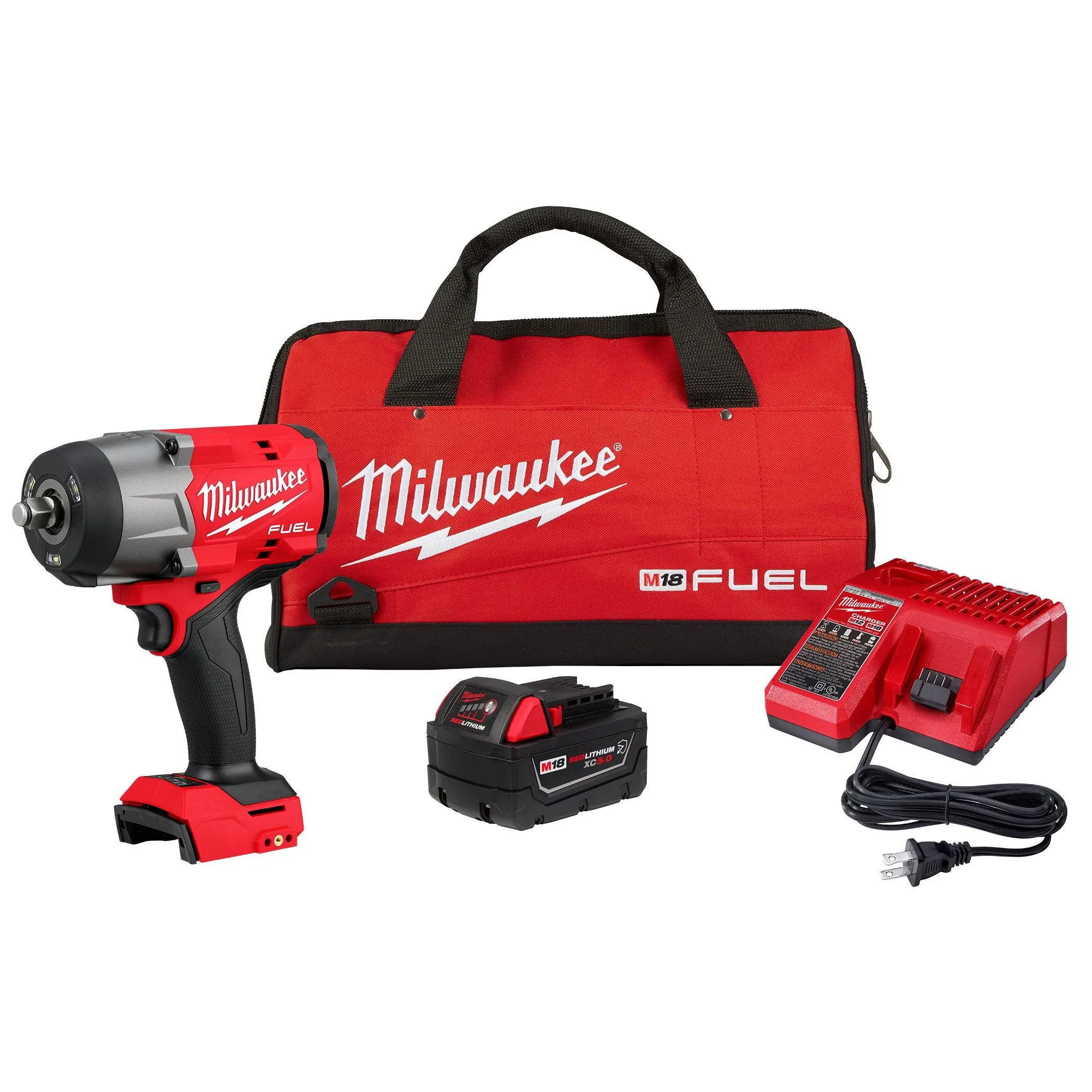 Milwaukee M18 Fuel 1/2" High Torque Impact Wrench w/Friction Ring Kit