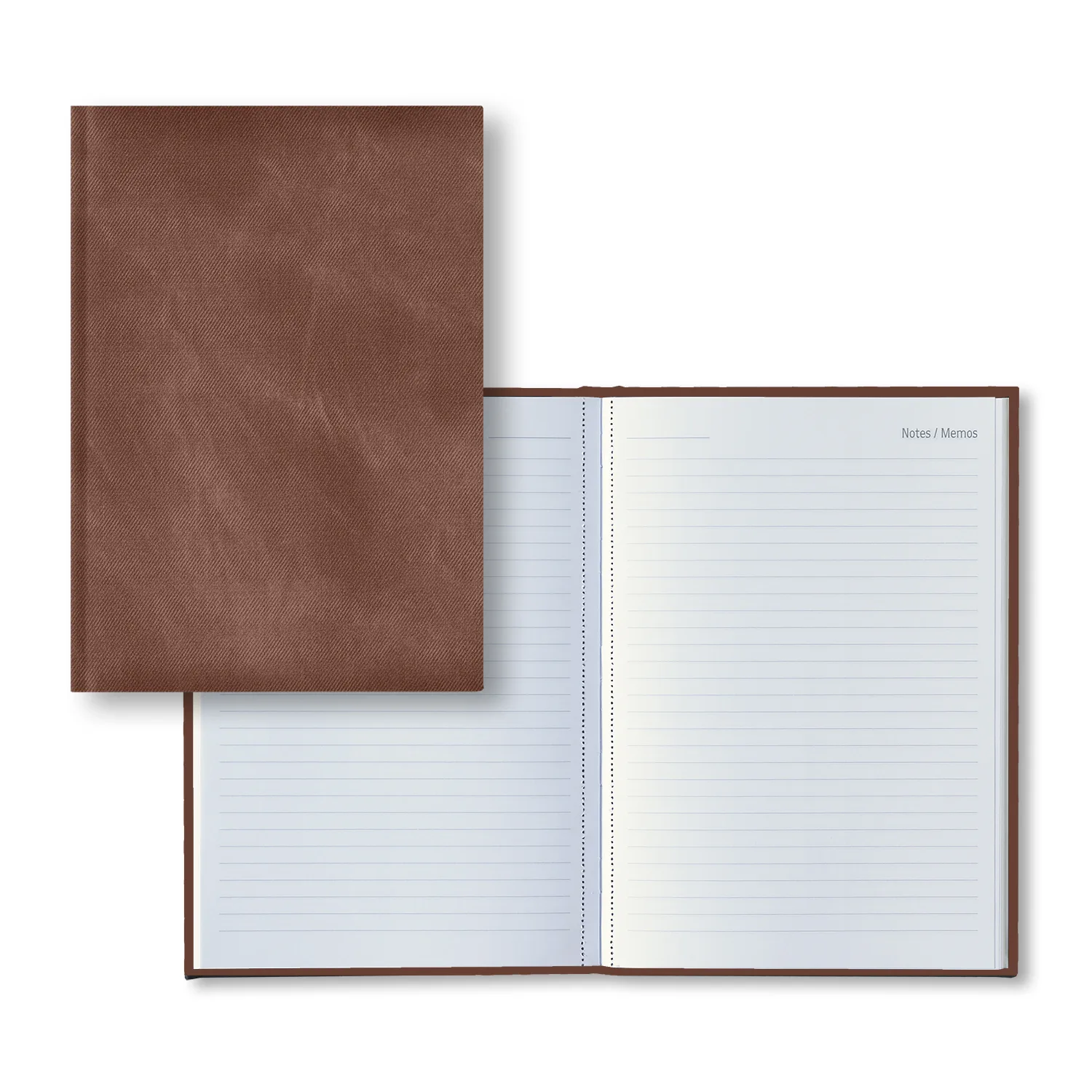 Castelli Lovere Medio Lined White Perf Page Notes & Memos Journal view 2