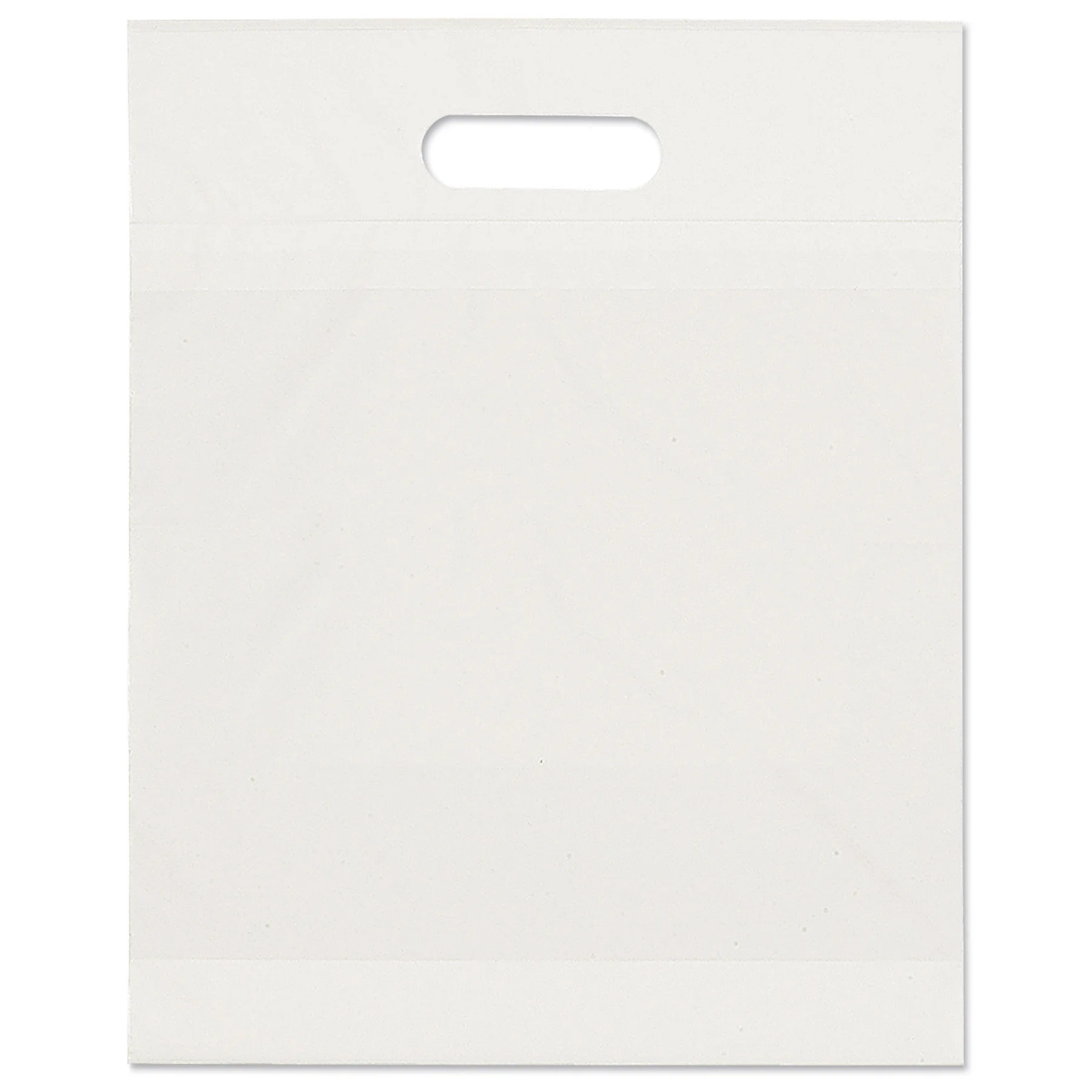 Eco Die Cut Handle Bag - Flexo Ink Print (12" x 15" x 3") view 2