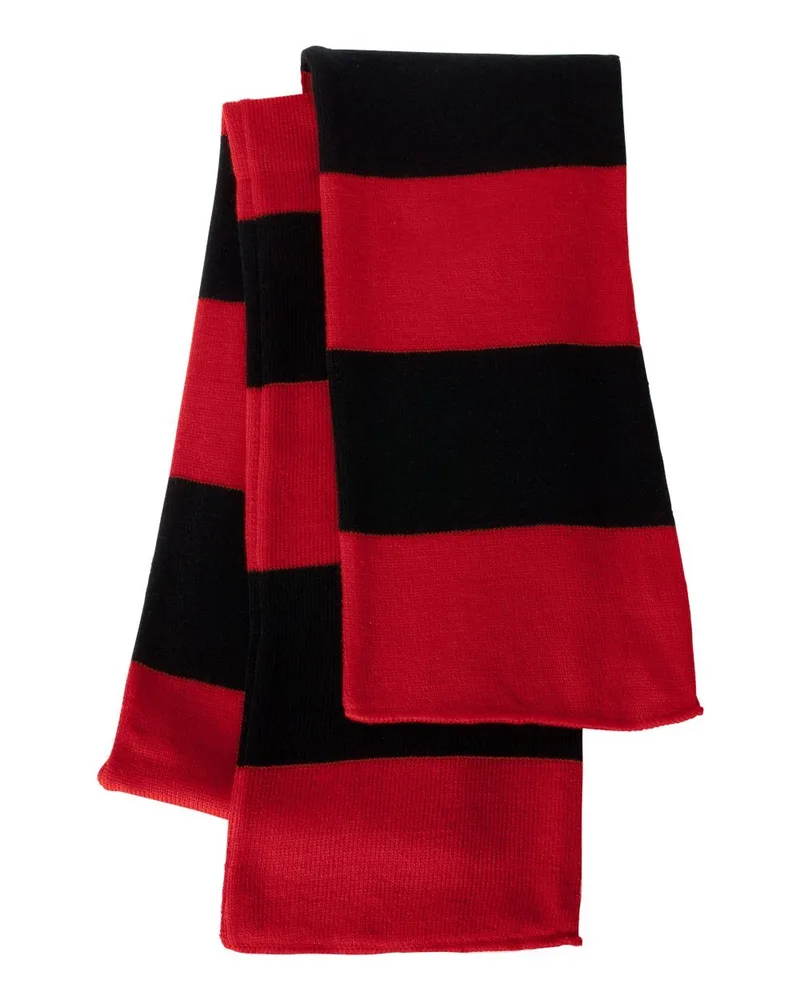 Sportsman™ Rugby Striped Knit Scarf view 2