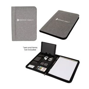 Sterling RPET Zippered Letter Size Padfolio view 2