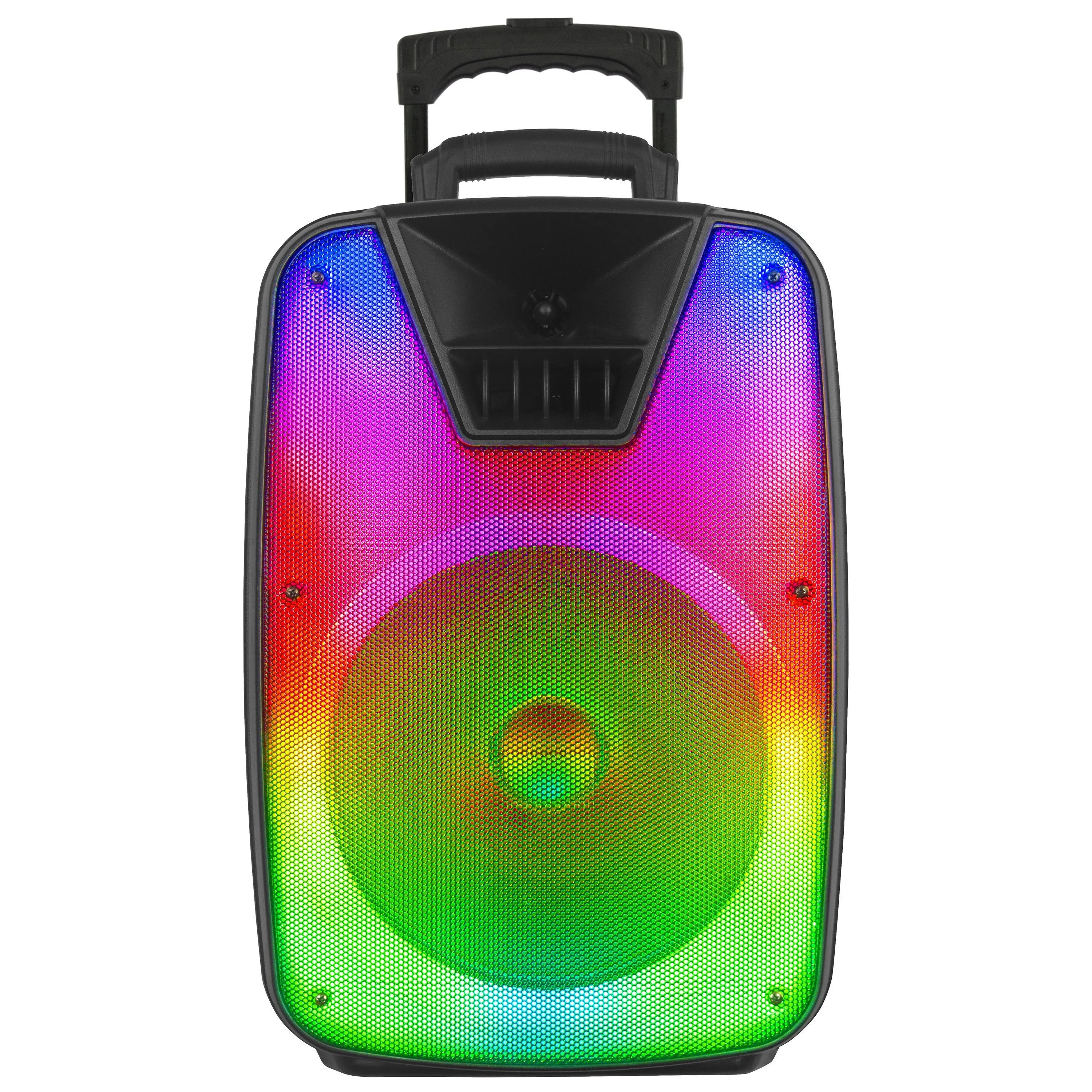 Supersonic 12" Portable Bluetooth Speaker W/ Light Show & True Wireless Stereo