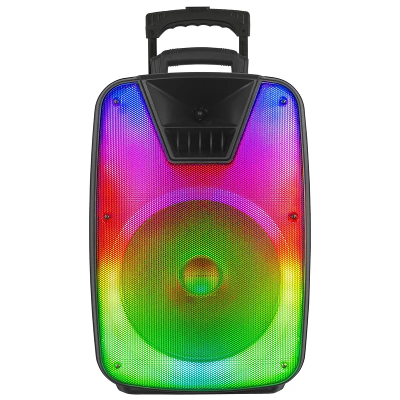 Supersonic 12" Portable Bluetooth Speaker W/ Light Show & True Wireless Stereo