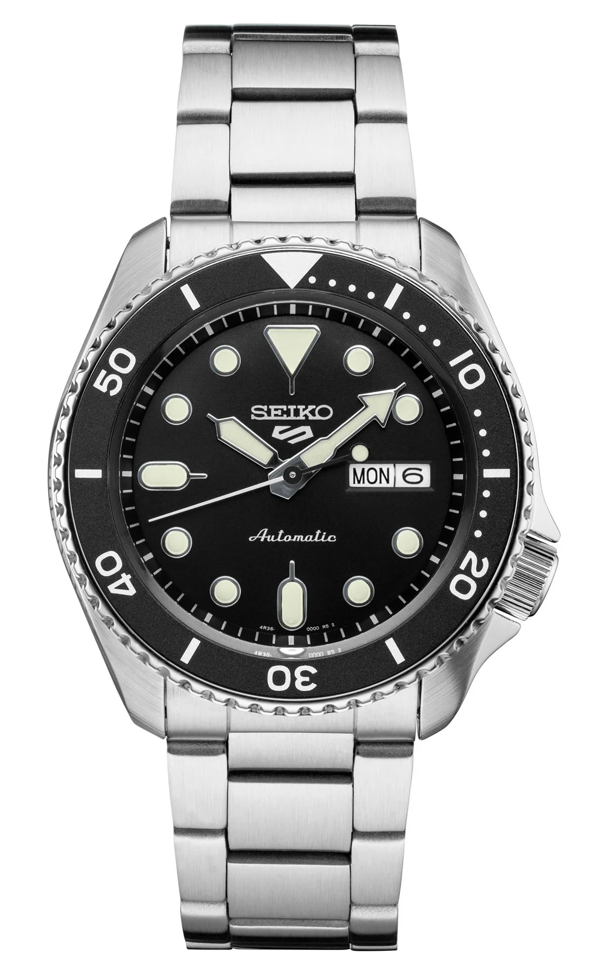 Seiko Watch 5 Sport - Silver/Black