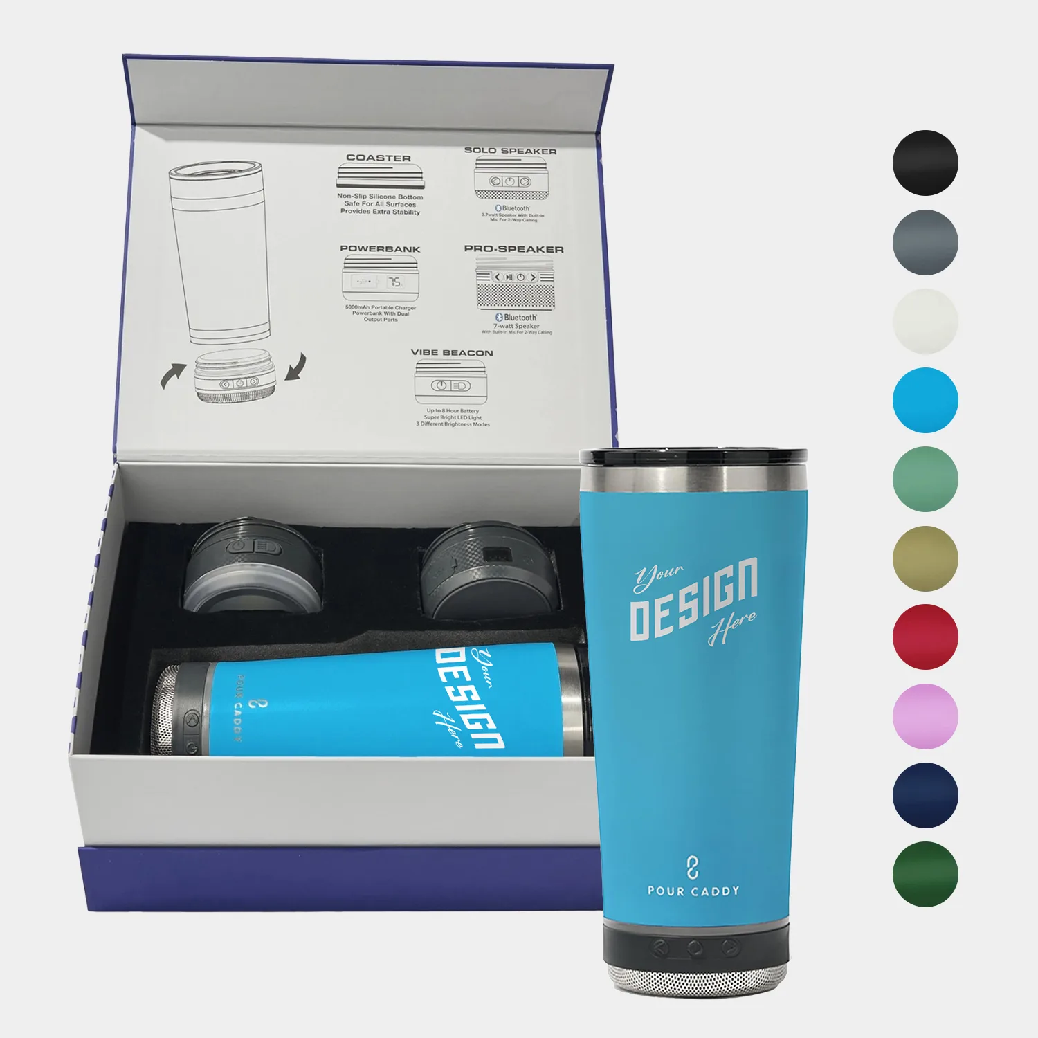 Pour Caddy® Go Caddy 18 Oz. Tumbler Gift Set