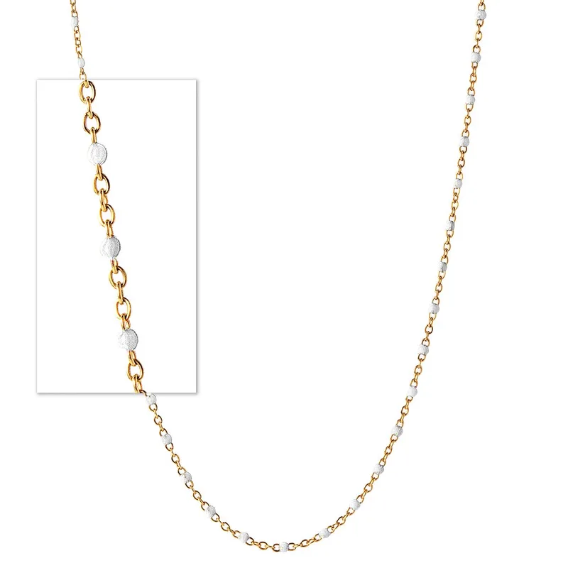 Jilco Inc White Enamel Beaded Chain