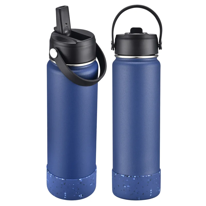 27 oz. Vacuum Water Bottle with Silicone Bottom view 2