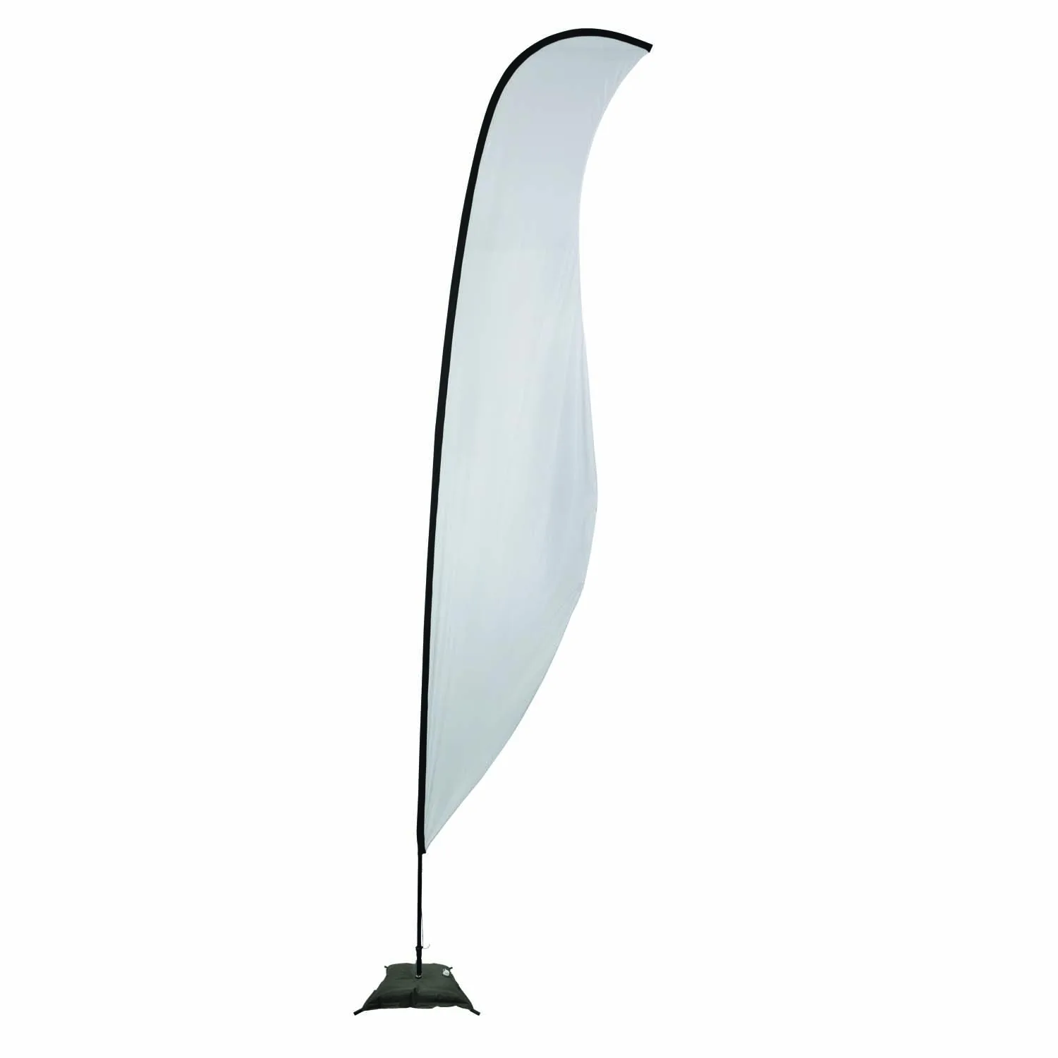 17' Premium Sabre Sail Sign Flag, 1-Sided, Scissor Base view 2