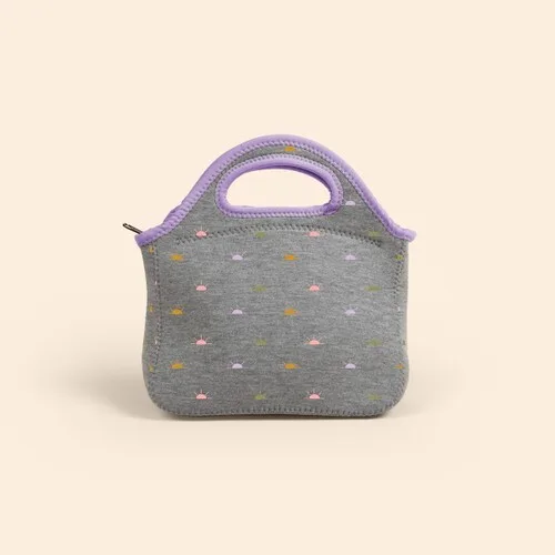 Klutch Heathered Jersey Knit Neoprene Lunch Bag view 2