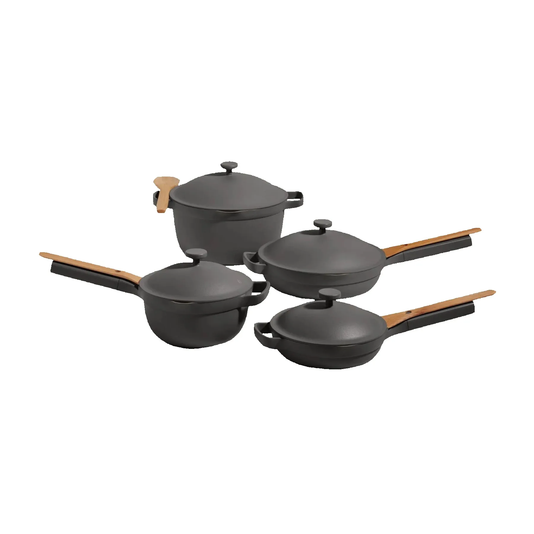 Our Place 13-Piece Ceramic Nonstick Cookware Set - Charcoal