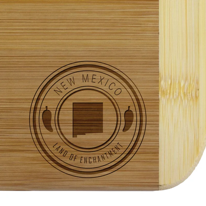 New Mexico State Stamp 2-Tone 11" Cutting Board view 2