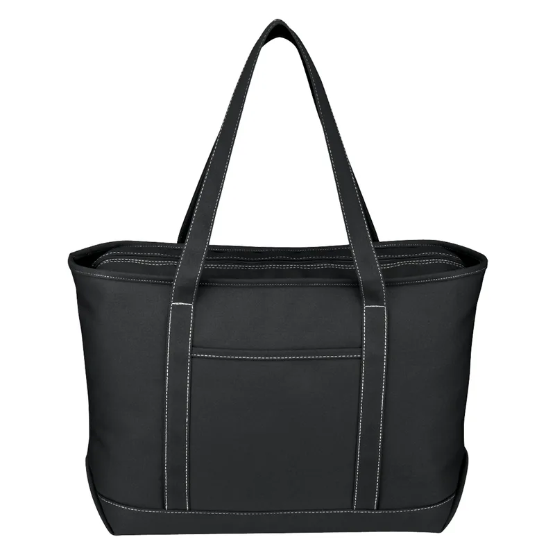 Large Cotton Canvas Yacht Tote Bag view 2