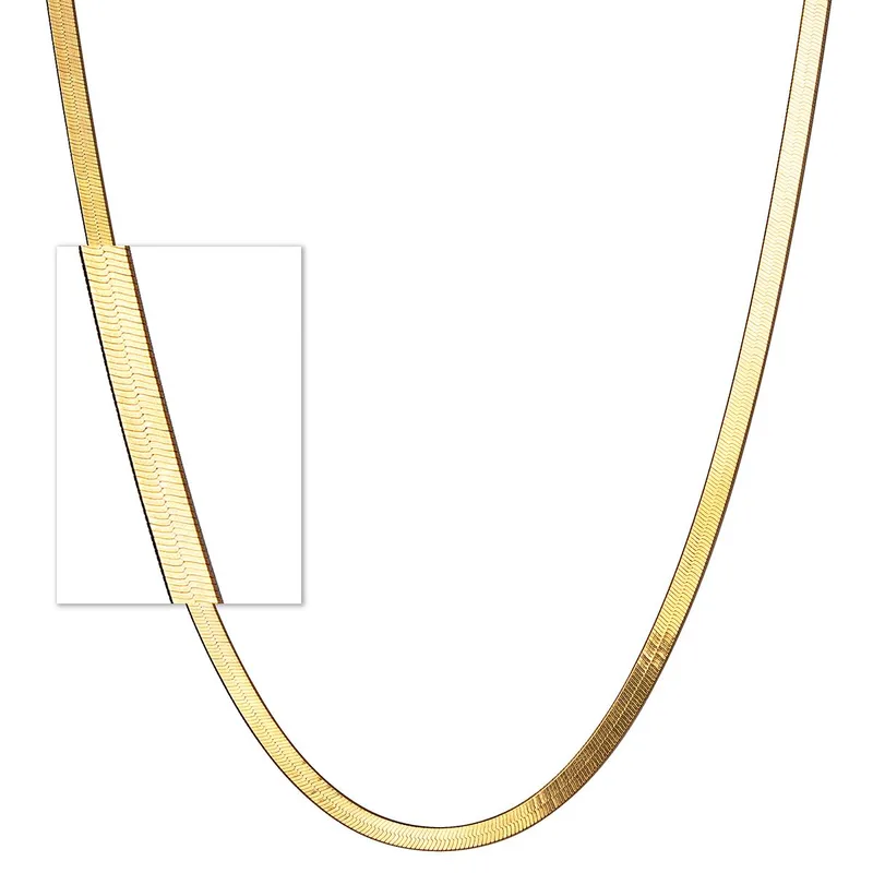 Jilco Inc Herringbone Chain Necklace
