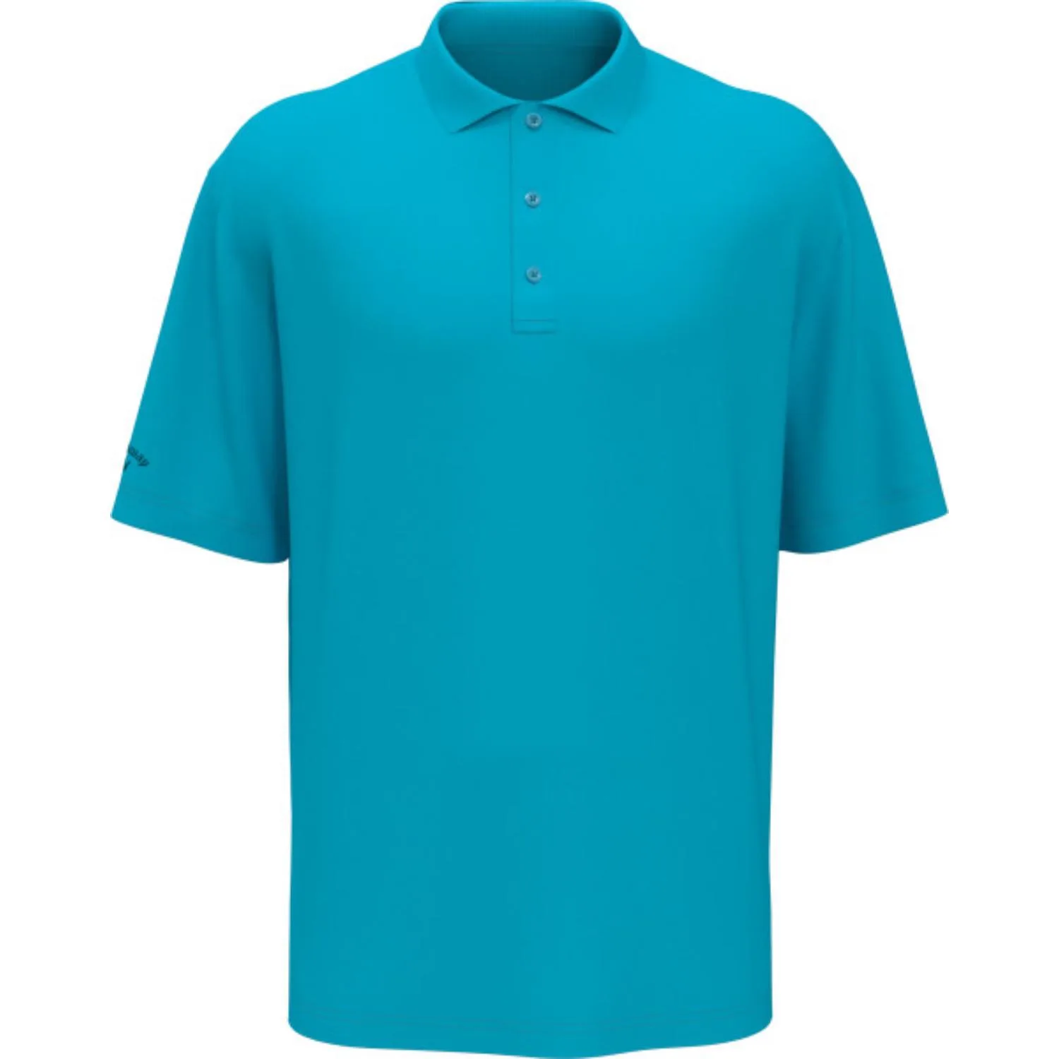 Callaway® Moisture Wicking UPF 50+ Solid Stretch Men's Polo Shirt with Custom Logo view 7