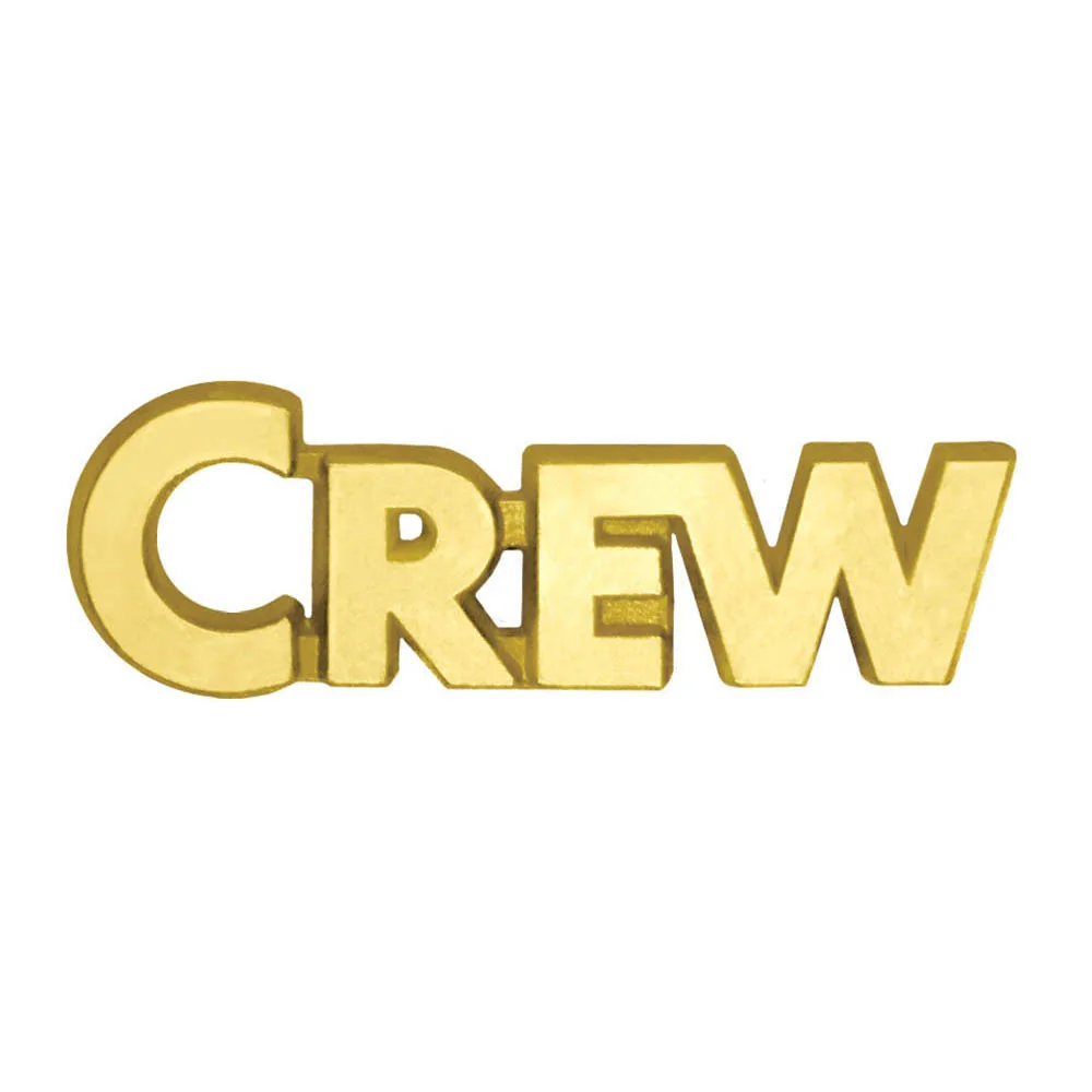 Crew Chenille Lapel Pin