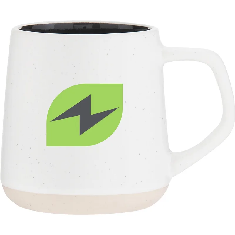12 oz Woden Ceramic Mug (Storm Gray)