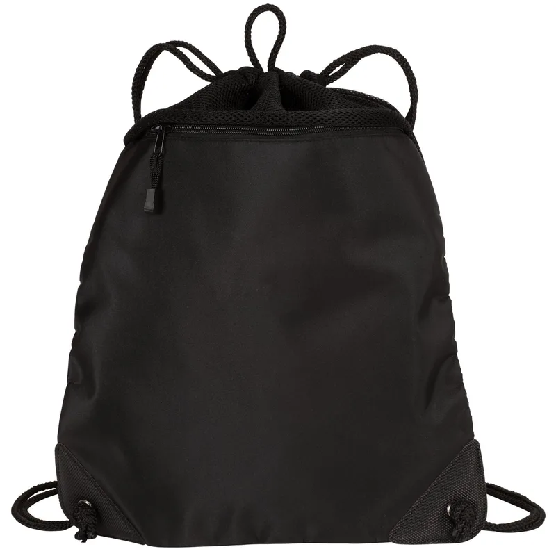 Port Authority® - Cinch Pack with Mesh Trim.