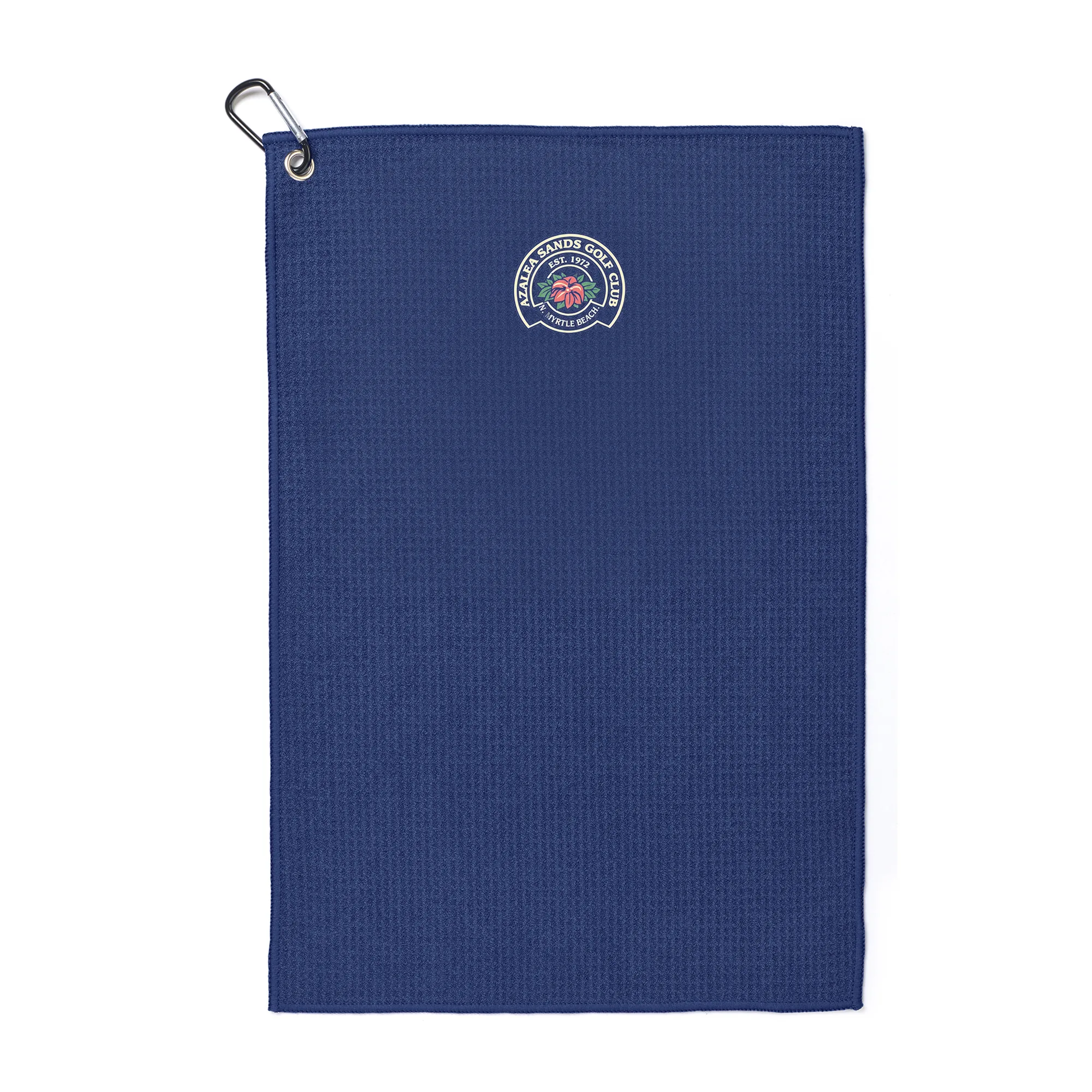 Golf Links Waffle Weave Towel - Royal Blue